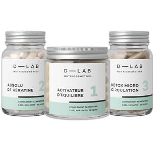 Complements Alimentaires Programme Masse Capillaire D-Lab Nutricosmetics 1 mois