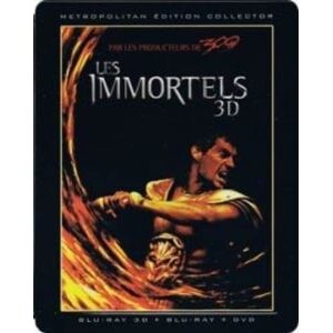 Les Immortels [Combo Blu-Ray 3D + 2D + DVD-Édition Collector boîtier SteelBook] - Publicité
