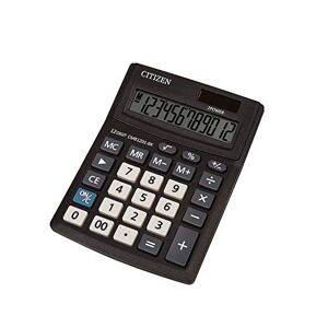 Citizen CMB 1201-BK Calculatrice affichage à 12 chiffres solaire à batterie Noir - Publicité