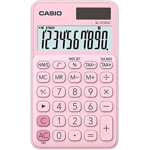 Casio SL 310UC PK Calculatrice de poche Rose - Publicité