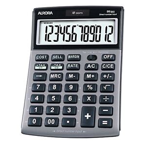 AURORA DT661 Calculatrice financière Fonctions marge, coût, vente et taxe (Import Royaume Uni) - Publicité