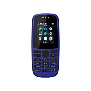 Nokia 105 2019, Téléphones Portable, (Ecran QQVGA 1.8 Pouces GSM/Dual Band Propriétaire) [Italia] Bleu - Publicité