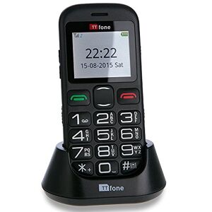 TTfone Téléphone Mobile d’Urgence  Jupiter 2 Grosses Touches Facile Senior Débloqué et Dock Chargeur - Publicité