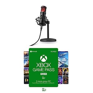 Trust GXT 256 Exxo Micro USB Streaming pour PC et PS4 Noir + Xbox Game Pass pour PC 3 Mois - Publicité