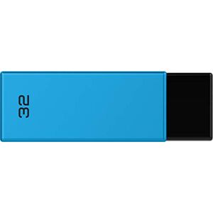 Emtec ECMMD32GC352 Clé USB 2.0 Séries Runners Collection Brick C350 32 Go Métal en alliage de zinc Noire/Bleue - Publicité