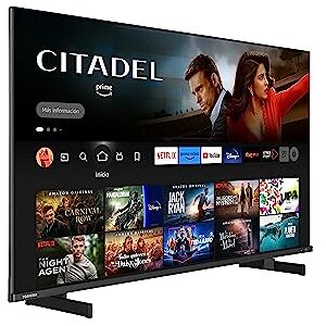 Toshiba 50QF5D63DA Téléviseur QLED 50 Pouces Fire TV (QLED, 4K Ultra HD, HDR Dolby Vision, Smart TV, Triple Tuner, Alexa Built-in) - Publicité