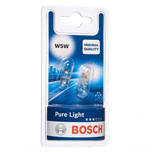 Bosch W5W (501) Pure Light lampes auto 12 V 5 W W2,1x9,5d 2 ampoules - Publicité