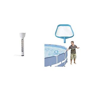 Intex Thermomètre pour piscine & Epuisette de Surface Bleu 29,5x31,5x2,5 cm - Publicité