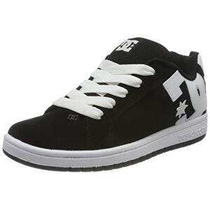 DCShoe Shoes Court Graffik, Chaussure de Skate garçon, Noir Black White, 28 EU - Publicité