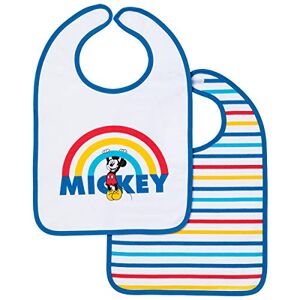 Babycalin Lot de 2 Bavoirs 1er âge scratch, Mickey Mouse - Publicité
