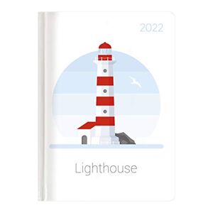 Alpha Mini-Buchkalender Style Lighthouse 2022 Taschen-Kalender A6 - Publicité