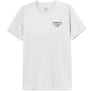 Republic Of California « La Raclette C'est La Vie »  T-Shirt Homme, Blanc, Taille M - Publicité