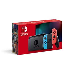Nintendo Switch avec paire de Joy-Con Rouge Néon et Bleu Néon - Publicité