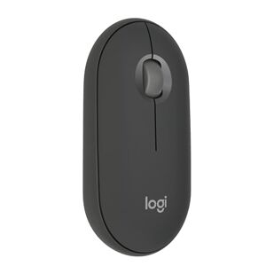 Logitech Pebble Mouse 2 M350s Fine sans Fil Bluetooth, Portable, légère, Boutons Personnalisables, clics discrets, Easy-Switch Windows/macOS/iPadOS/Android/ChromeOS Graphite - Publicité