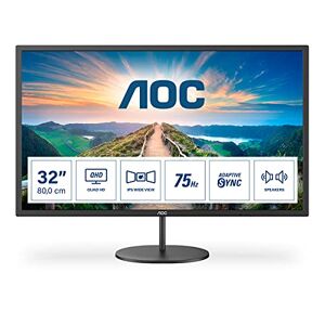AOC V4 Q32V4 écran Plat de PC 80 cm (31.5") 2560 x 1440 Pixels 2K Ultra HD LED Noir - Publicité