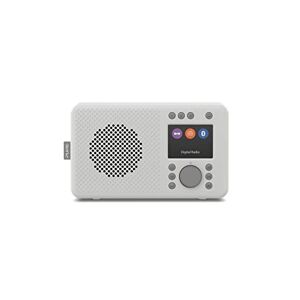 Pure Elan Dab+ Radio Portable Dab avec Bluetooth 5.0 (Dab/Dab+ et Radio FM, écran Couleur TFT, 20 préréglages, Prise Jack 3,5 mm, Fonctionnement sur Piles Possible, USB), Gris Pierre - Publicité