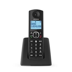 Alcatel F530, téléphone sans fil, avec fonction blocage d'appels, mains libres et deux touches de mémoires directes Noir - Publicité