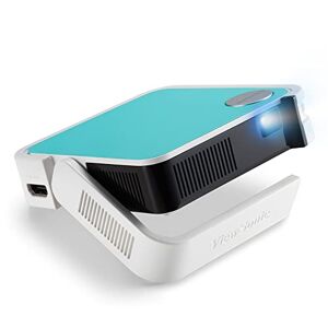 ViewSonic M1 Mini Vidéoprojecteur de poche WVGA, 120 LED lumens, Hauts-parleurs 2x 2W, USB Type A, durée de vie jusqu'à 30 000 heures - Publicité