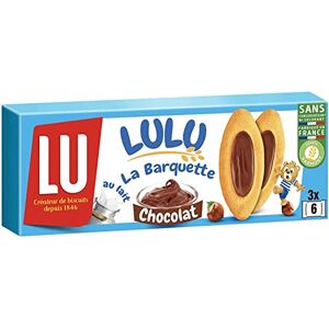 Lu La Barquette Chocolat Noisettes Gâteau Moelleux Idéal pour le Goûter 1 Paquet (120 g) - Publicité