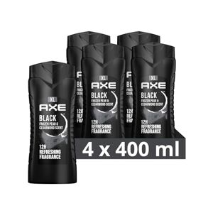 AXE Gel Douche Homme Black 4 x 400 ml - Publicité