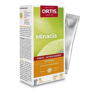 Ortis MINACIA FORTE gel stick 12 x 12g Estomac Acidité Amla Action rapide - Publicité