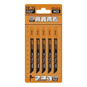 CMT Orange Tools CMT JT111C-5  lames de scie sauteuse pour bois – 5-pack - Publicité