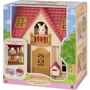 SYLVANIAN FAMILIES - 4172 Famille Ecureuil Roux - Gris & La cabane