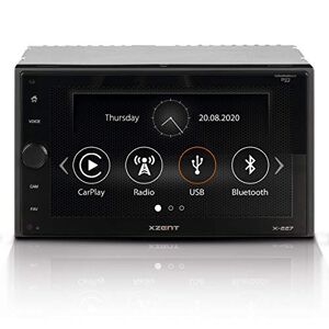 XZENT X-227   Autoradio 2-DIN INFOTAINER MIT Apple CARPLAY, Dab+, USB UND Bluetooth - Publicité