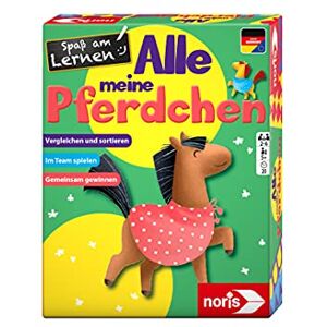 noris 606071865 Jeu de Chevaux coopératif avec caractère éducatif, à partir de 5 Ans - Publicité