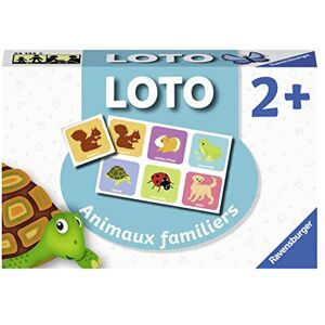 Ravensburger - Jeu Educatif Loto Les animaux familiers Un premier jeu éducatif mêlant observation, association et mémorisation A partir de 2 ans 24145 - Publicité