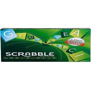 Mattel Scrabble Classique Original Version italienne, Jeu De Société, Placez Des Mots Pour Gagner Des Points, 102 Lettres, Jeu De Plateau, Dès 10 Ans, Y9596 - Publicité