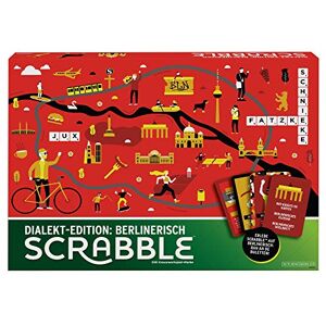 Mattel GPW45 – Scrabble Dialekt Edition Berlin Jeu de dictionnaires et de Plateau pour 2 à 4 Joueurs, Jeux de société et Jeux de Mots à partir de 16 Ans - Publicité