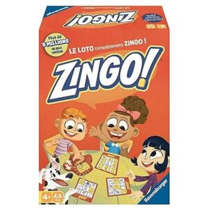 Ravensburger – Zingo Jeu de rapidité Loto Moderne 2 Niveaux de difficulté Enfant et Parents 2 à 6 Joueurs à partir de 4 Ans Mixte 22352 Version française - Publicité