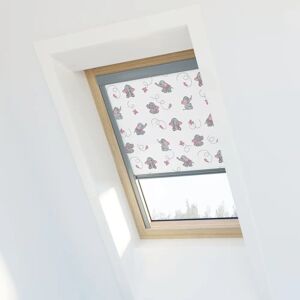 AVOSDIM Store bébé compatible Velux ® - Eléphant