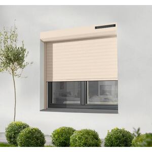 AVOSDIM Volet roulant solaire alu beige sur mesure