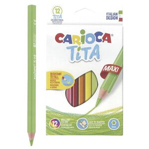 CARIOCA Σετ 12τμχ Ξυλομπογιές Γίγας Με Οικολογικά Χρώματα Carioca Jumbo 60-390 - CARIOCA - 60-390