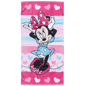 Disney Πετσέτα Θαλάσσης Βαμβακερή 70x140εκ. Minnie Hearts 5862 Μέντα-Φούξια Disney (Ύφασμα: Βαμβάκι 100%, Χρώμα: Φούξια) - Disney - 420708705862