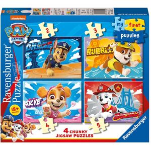 Paw Patrol Ravensburger Τα Πρωτα Μου Παζλ 2-3-4-5 14τμχ