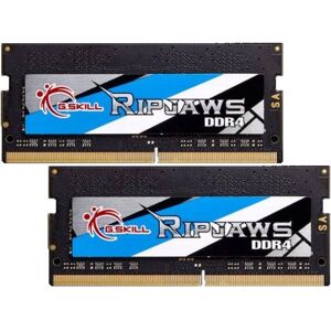 G.SKILL Ram G.Skill F4-2666c18d-32grs 32gb (2x16gb) So-Dimm Ddr4 2666mhz Ripjaws Dual Channel Kit