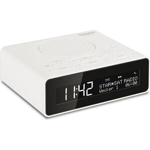 Technisat Digitradio 51 Dab+/fm Clock Radio With Two Independent Alarms White