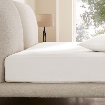 AM.PM - Elina - Λευκό - 140 x 190 cm - Fitted sheet AM.PM - Elina - Λευκό - 140 x 190 cm - Fitted sheet