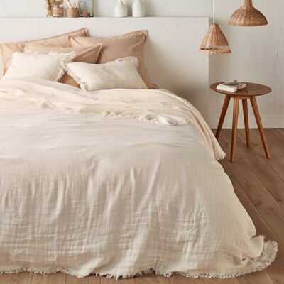 LA REDOUTE INTERIEURES - LINANGE - Μπεζ - Bed throw LA REDOUTE INTERIEURES - LINANGE - Μπεζ - Bed throw