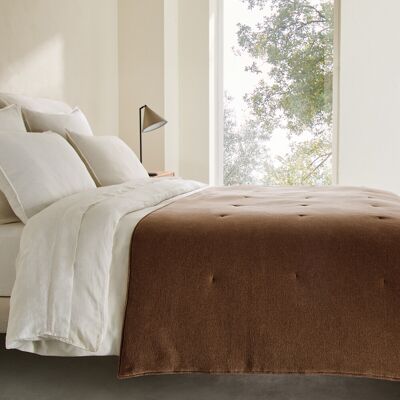 Am.Pm Κάλυμμα Κρεβατιού Από Chenille Ύφασμα Καφε 230x250 Cm, Am.Pm Κάλυμμα Κρεβατιού Από Chenille Ύφασμα Καφε 230x250 Cm,