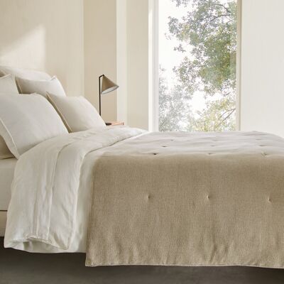 Am.Pm Κάλυμμα Κρεβατιού Από Chenille Ύφασμα Μπεζ 230x250 Cm, Am.Pm Κάλυμμα Κρεβατιού Από Chenille Ύφασμα Μπεζ 230x250 Cm,