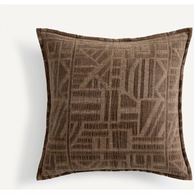 Am.Pm Μαξιλαροθήκη Chenille Ζακάρ 50x50 Cm Καφε 50x50 Cm, 60x40 Cm Am.Pm Μαξιλαροθήκη Chenille Ζακάρ 50x50 Cm Καφε 50x50 Cm, 60x40 Cm