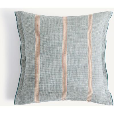 Am.Pm Μαξιλαροθήκη Από Ριγέ Λινό 50x50 Cm Μπλε 50x50 Cm Am.Pm Μαξιλαροθήκη Από Ριγέ Λινό 50x50 Cm Μπλε 50x50 Cm