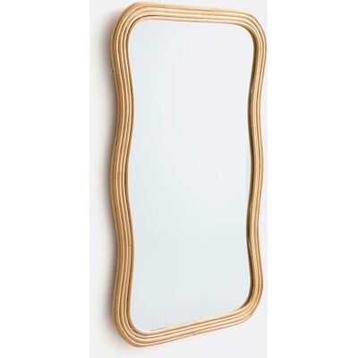 La Redoute Interieurs Καθρέφτης Από Ρατάν Υ75 Εκ. Μ75xπ45xυ2cm Μπεζ One Size La Redoute Interieurs Καθρέφτης Από Ρατάν Υ75 Εκ. Μ75xπ45xυ2cm Μπεζ One Size