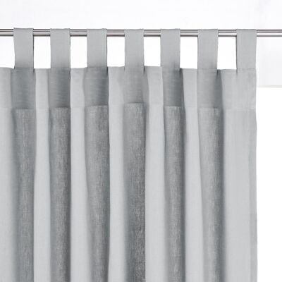 La Redoute Interieurs Βαμβακερή Κουρτίνα Με Θηλιές 350x135 Cm Γκρι 350x135 Cm La Redoute Interieurs Βαμβακερή Κουρτίνα Με Θηλιές 350x135 Cm Γκρι 350x135 Cm