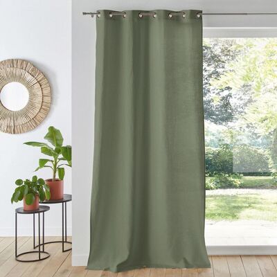 La Redoute Interieurs Λινή Κουρτίνα Με Καψούλια 260x135 Cm Πρασινο 260x135 Cm La Redoute Interieurs Λινή Κουρτίνα Με Καψούλια 260x135 Cm Πρασινο 260x135 Cm