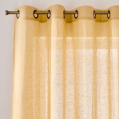 La Redoute Interieurs Βουάλ Λινή Κουρτίνα Με Καψούλια 180x135 Cm Κιτρινο 220x135 Cm, 350x135 Cm, 180x135 Cm La Redoute Interieurs Βουάλ Λινή Κουρτίνα Με Καψούλια 180x135 Cm Κιτρινο 220x135 Cm, 350x135 Cm, 180x135 Cm